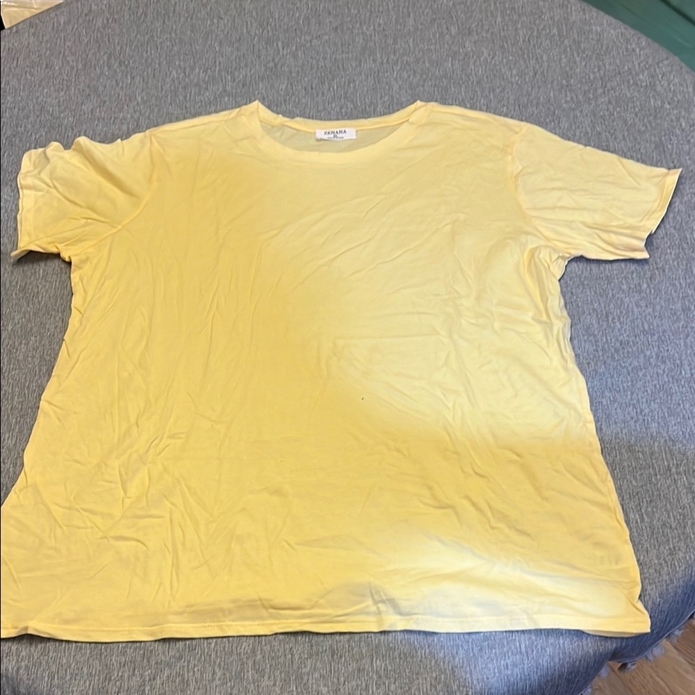 Zenana Soft Yellow Tee